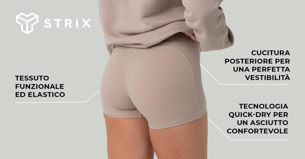 Pantaloncini da donna Taupe - STRIX