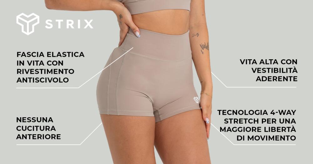 Pantaloncini da donna Taupe - STRIX