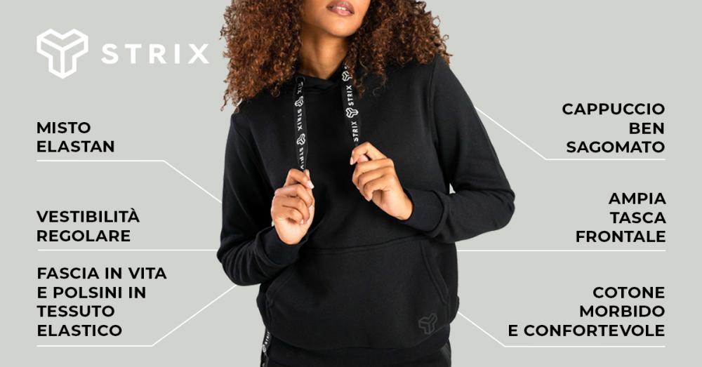 Women‘s Aster Hoodie Black - STRIX