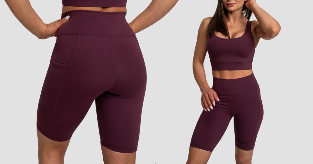 Pantaloncini Biker da Donna Eggplant - GymBeam