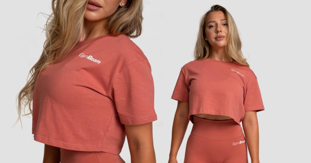 Crop Top da Donna Limitless Cinnamon - GymBeam