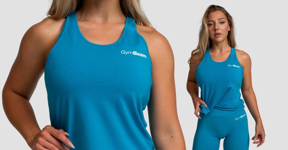 Canotta da Donna Limitless Aquamarine - GymBeam