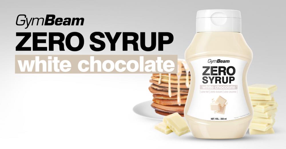 ZERO SIRUP cioccolato bianco 350 ml - GymBeam