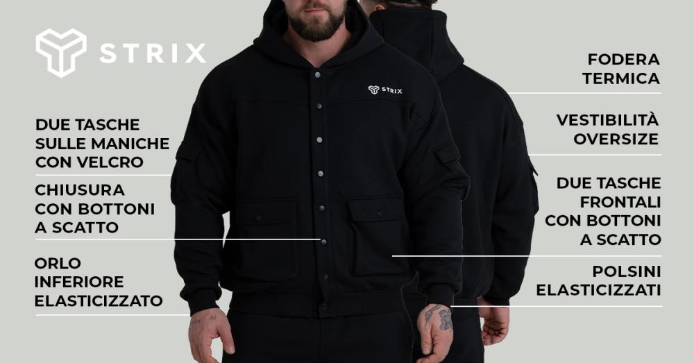 ZOA Relaxed Jacket Black - STRIX