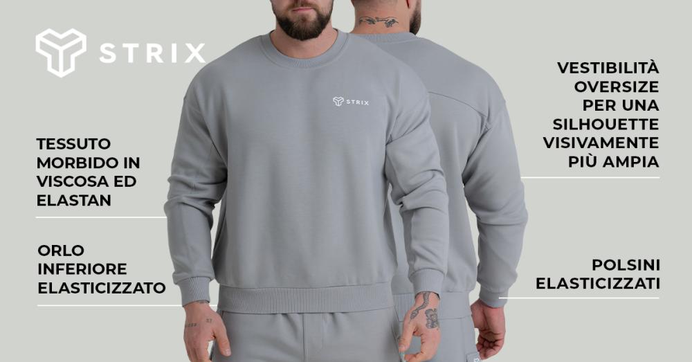 ZOA Relaxed Sweatshirt Black - STRIX