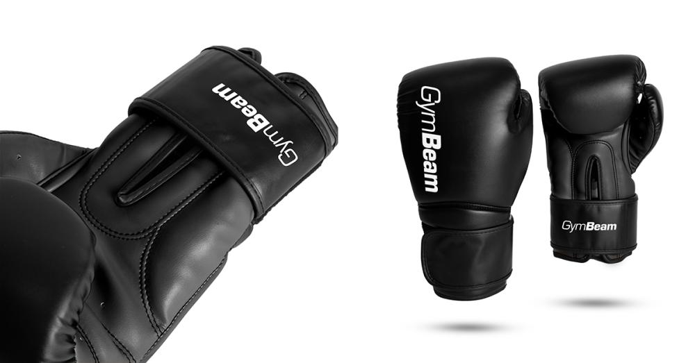 Guantoni da boxe Striker neri - GymBeam