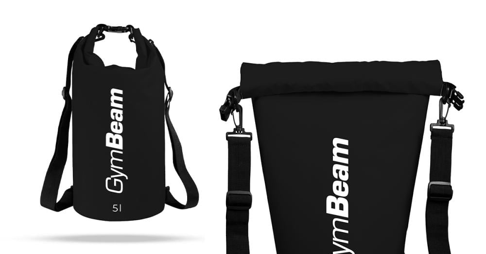 Zaino impermeabile Dry Bag Black 5 l - GymBeam