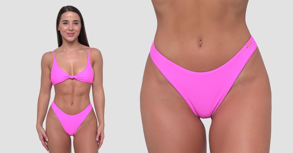Fondo del costume da bagno CURACAO Pink - GymBeam
