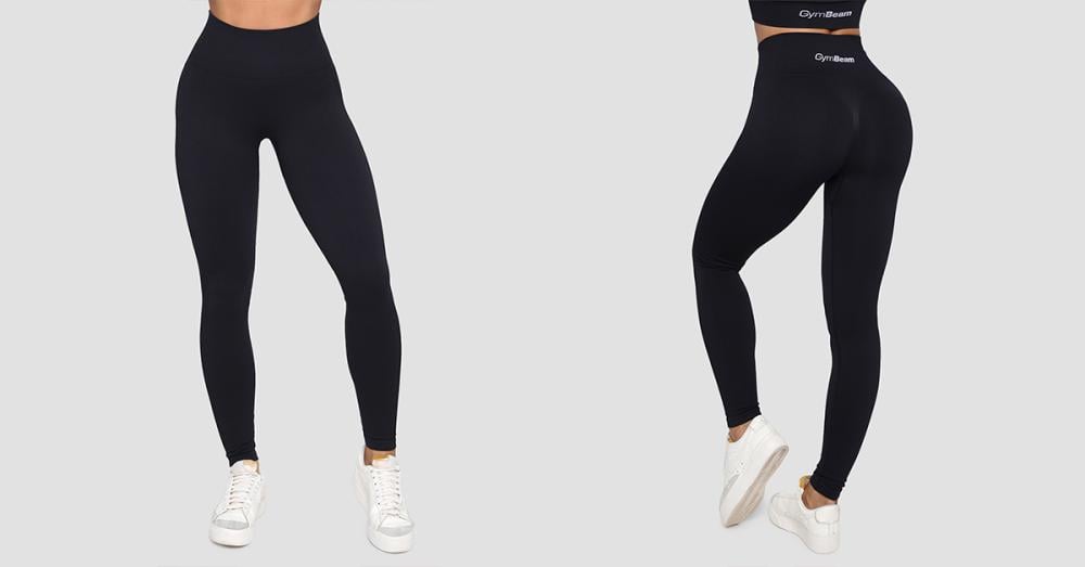 Leggings donna Lift Black Seamless - GymBeam