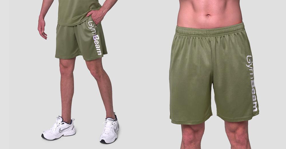 Pantaloncini a rete Essence Green - GymBeam