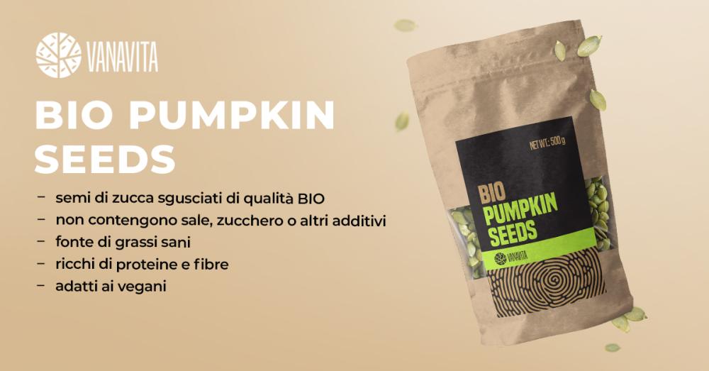 Semi di zucca BIO - VanaVita