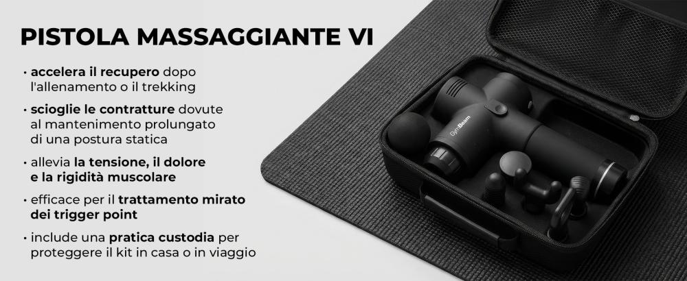 Effects of Massage Gun VI Black - GymBeam