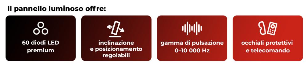 What offers Red Light Therapy Panel - GymBeam