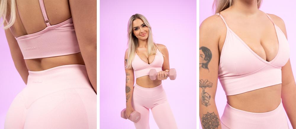 Reggiseno Sportivo Luma Baby Pink - GymBeam