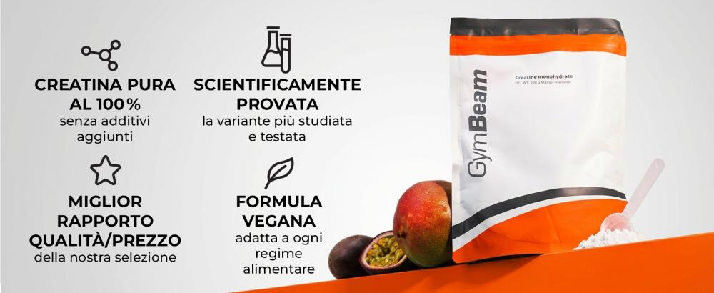 100 % Creatine Monohydrate - Gymbeam