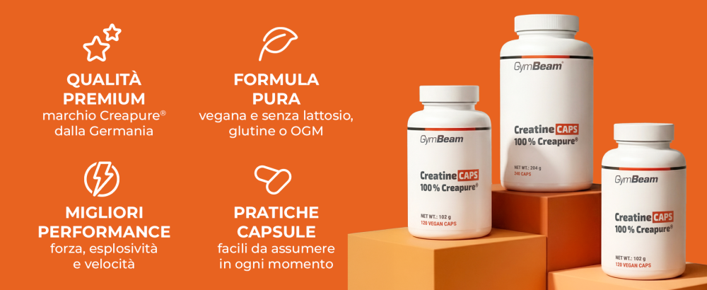 Benefits and features of Creatine (100% Creapure®) - GymBeam