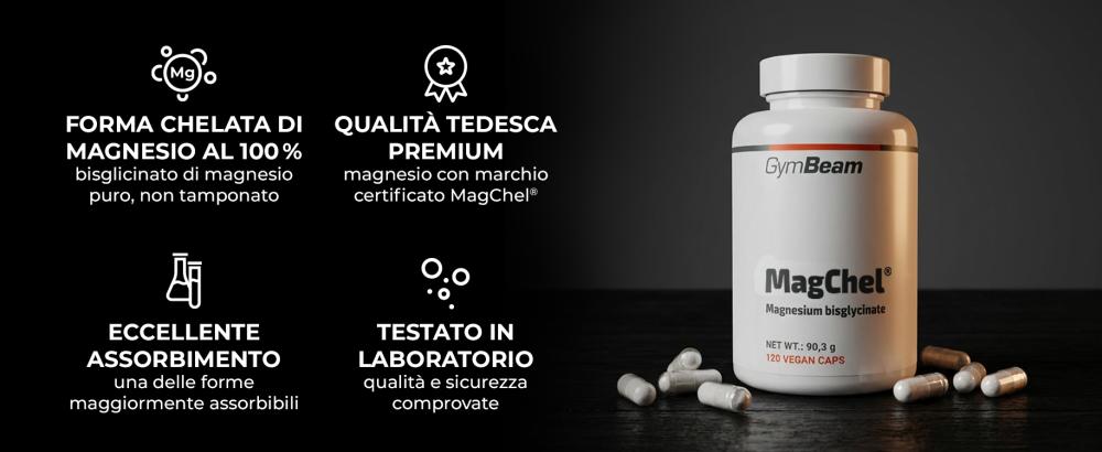 Magnesium Bisglycinate (MagChel®) - GymBeam