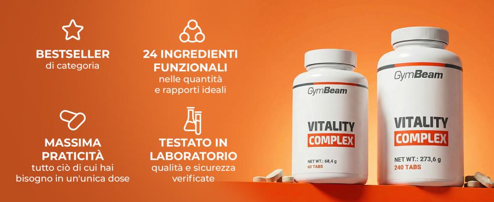 Benefits and features of Vitality Complex - GymBeam