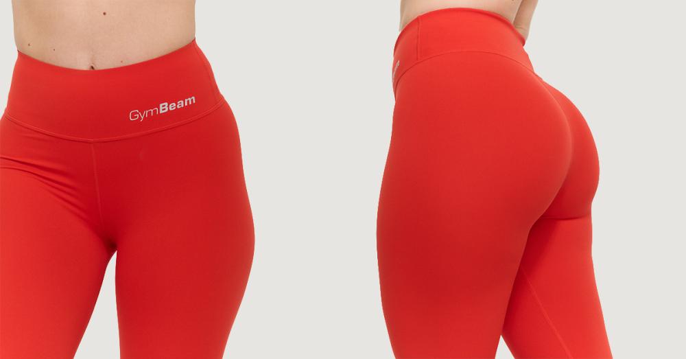 Women's BEAT Leggings Tangerine - GymBeam
