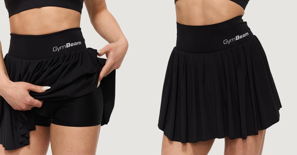 Women's BEAT Skort Black - GymBeam