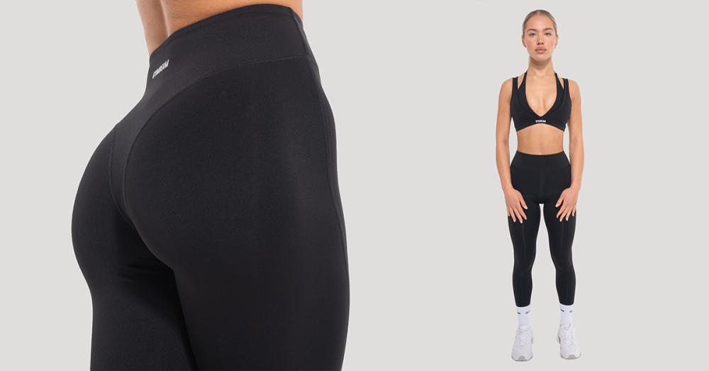 Leggings da donna Flow Black - GymBeam