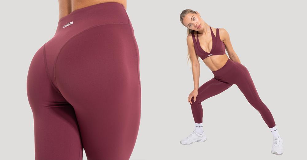 Leggings da donna Flow Wine - GymBeam