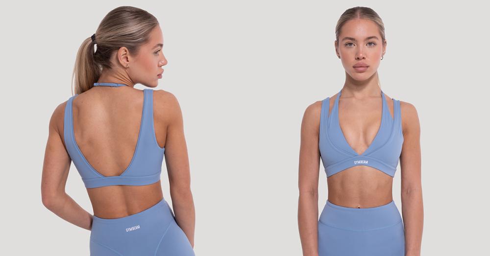Reggiseno sportivo Flow Azure - GymBeam