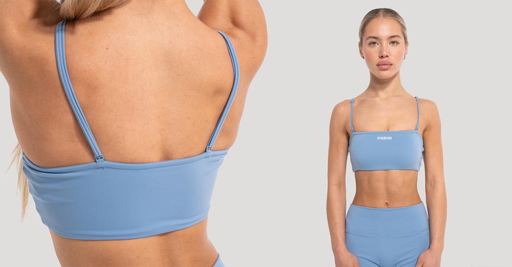 Top sportivo da donna Flow Azure - GymBeam