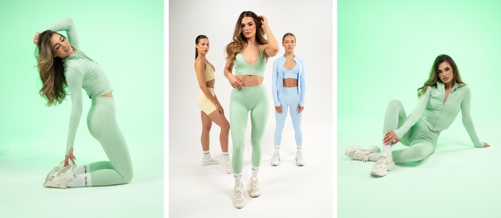 Leggings Luma Pistachio - GymBeam