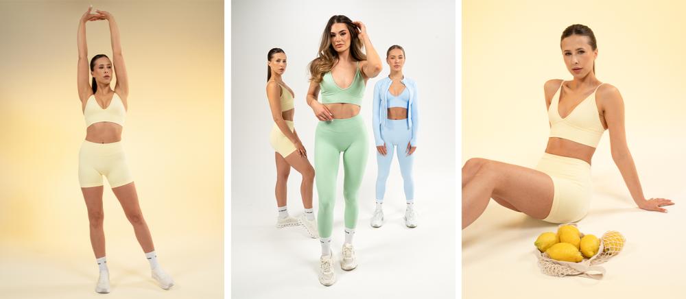 Pantaloncini Luma Butter Yellow - GymBeam