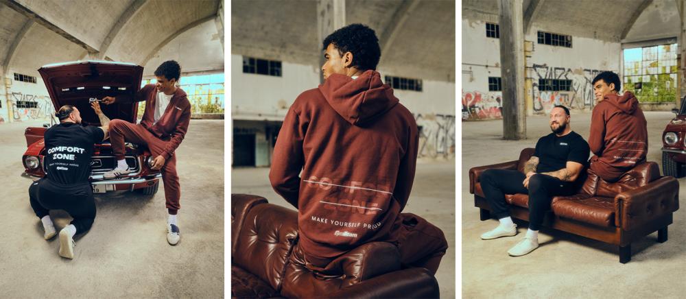 Mikina se zipem Zone Cherrywood - GymBeam