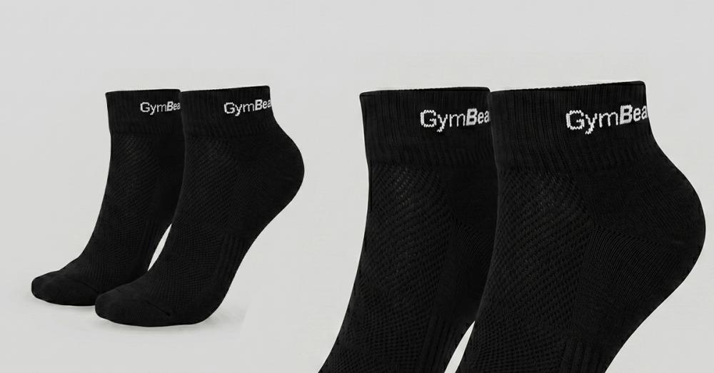 Calze Quarter 3Pack Black - GymBeam