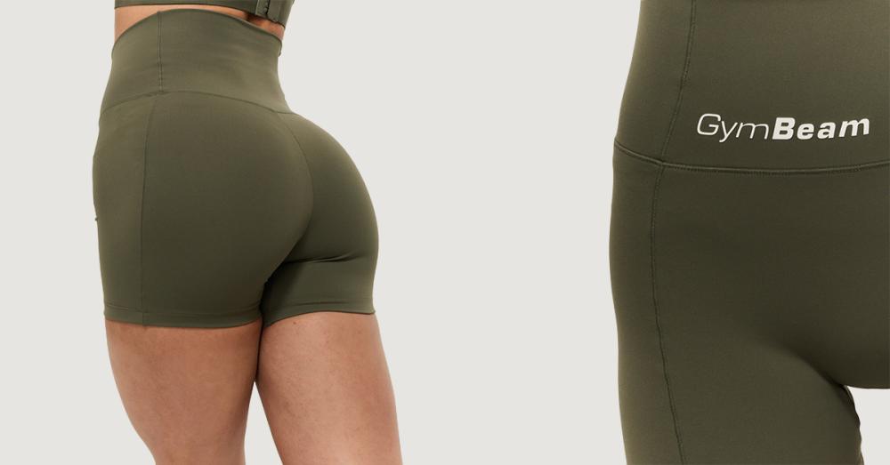 Women's Combat Shorts Olive Grey - GymBeam