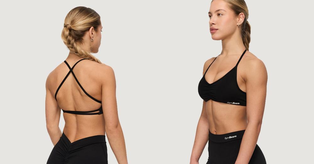 Fierce Sports Bra Black - GymBeam