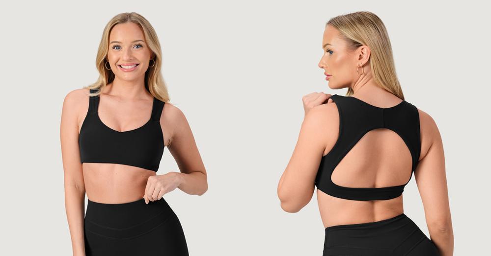 NEO Sports Bra Black - GymBeam