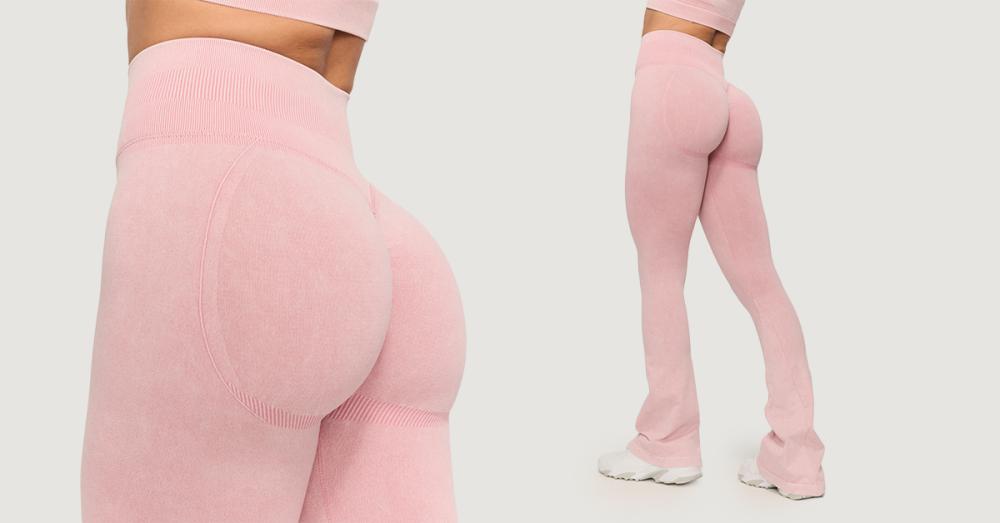 Women‘s Fierce Seamless Pants Baby Pink - GymBeam