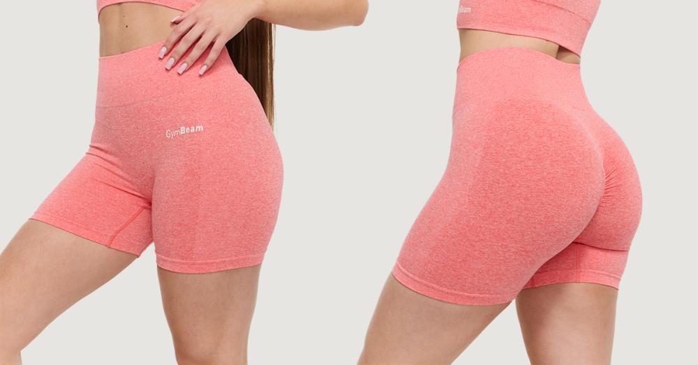 Women‘s FLO Shorts Coral - GymBeam