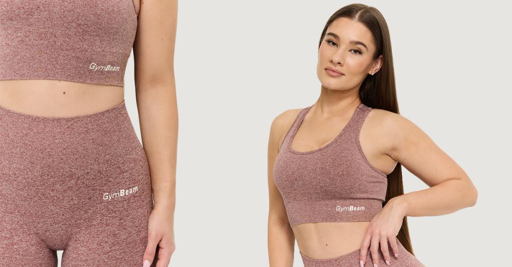Sportovní podprsenka FLO Mauve - GymBeam