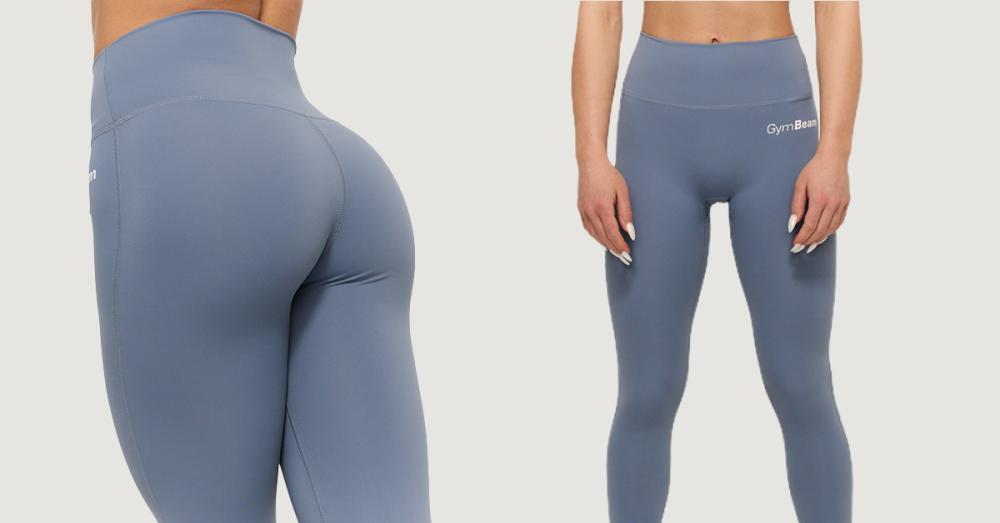 Women‘s Essence Leggings Denim Blue - GymBeam