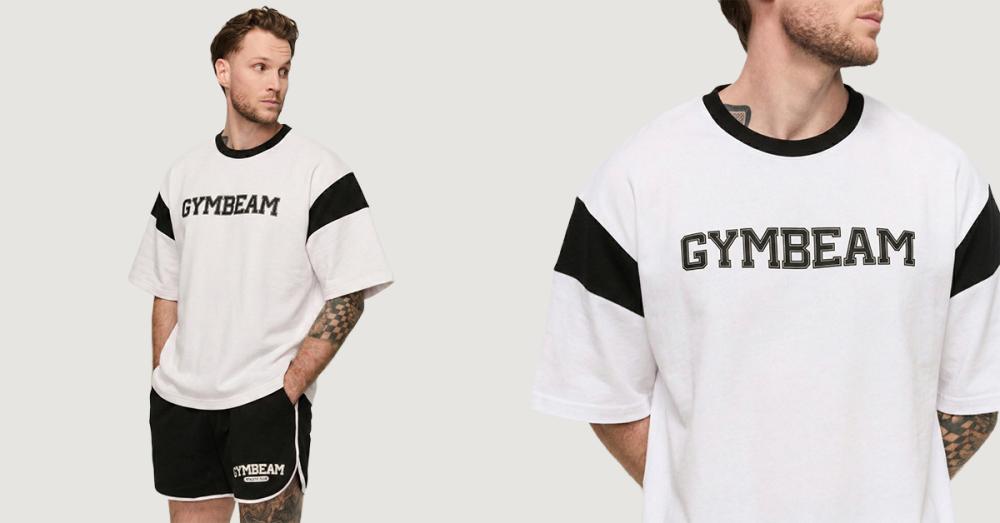 Maglietta Premium Heavyweight Varsity - GymBeam