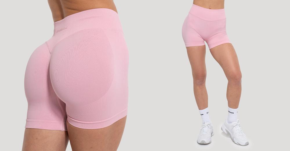 Women‘s Luma Shorts Baby Pink - GymBeam
