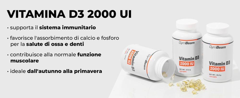Vitamin D3 2000 IU - GymBeam