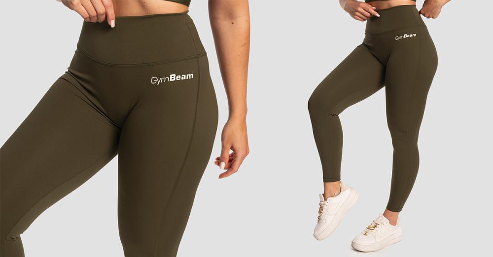 Leggings a vita alta Limitless Donna Espresso - GymBeam