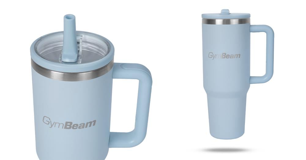 Thermo Mug 1,2 l Blue - GymBeam