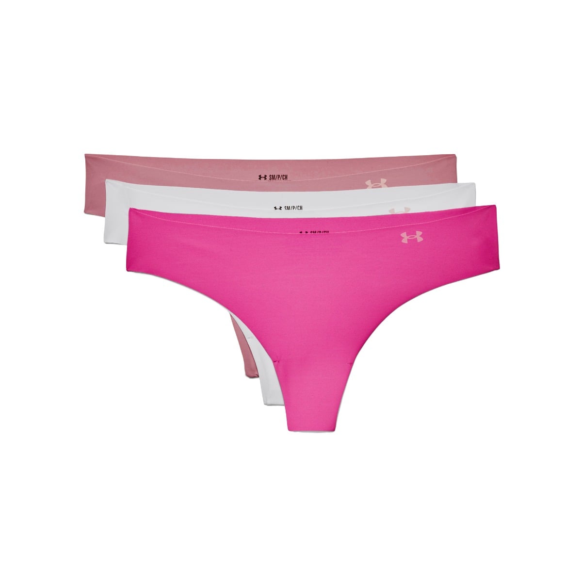 PS Thong 3-Pack da donna, Pink - Under Armour