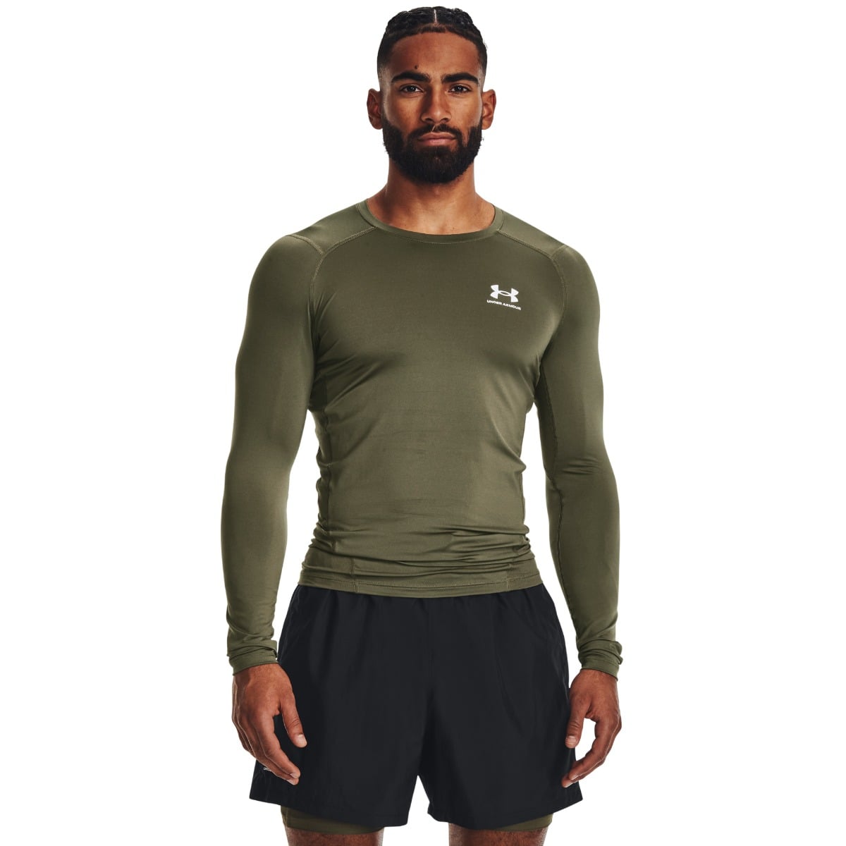 T-Shirt a Compressione HG Armour Green - Under Armour