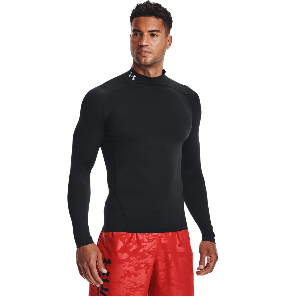 T-shirt HG Armour Comp Mock Black - Under Armour
