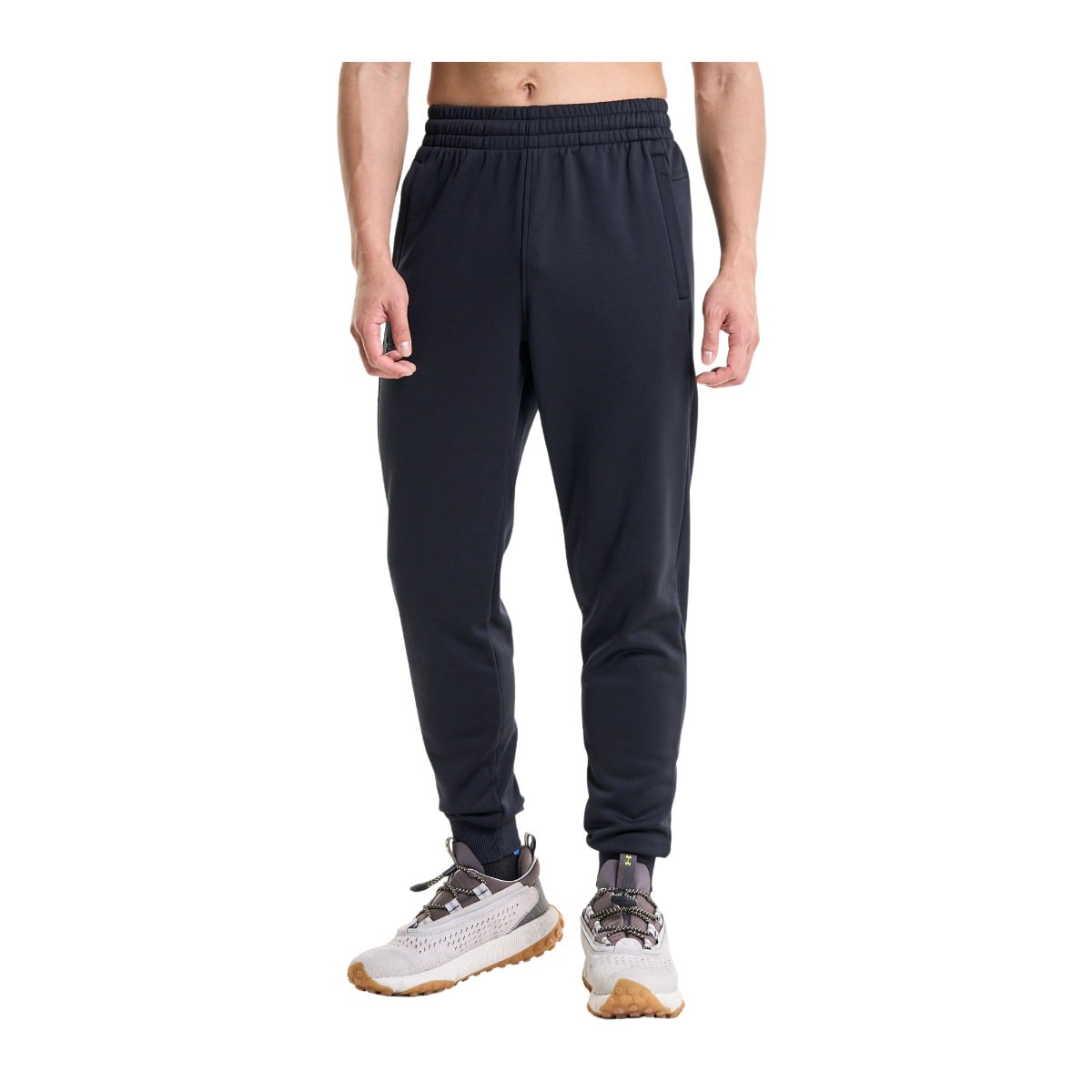 Joggers Fleece Black da uomo, Black - Under Armour