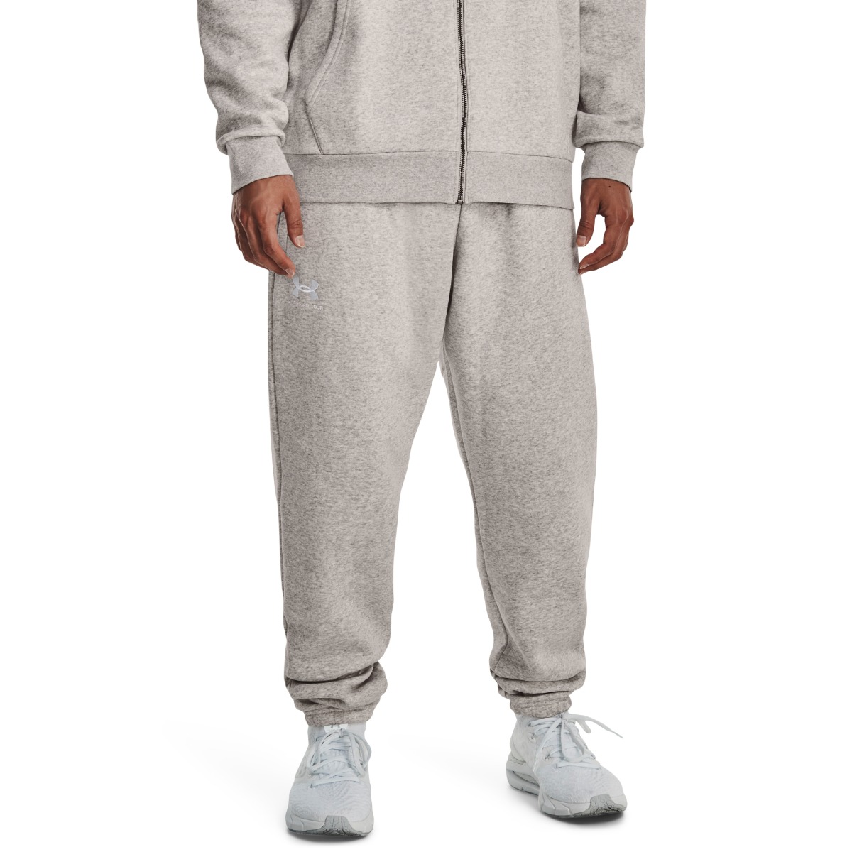 Joggers da Uomo Essential Fleece Grey - Under Armour