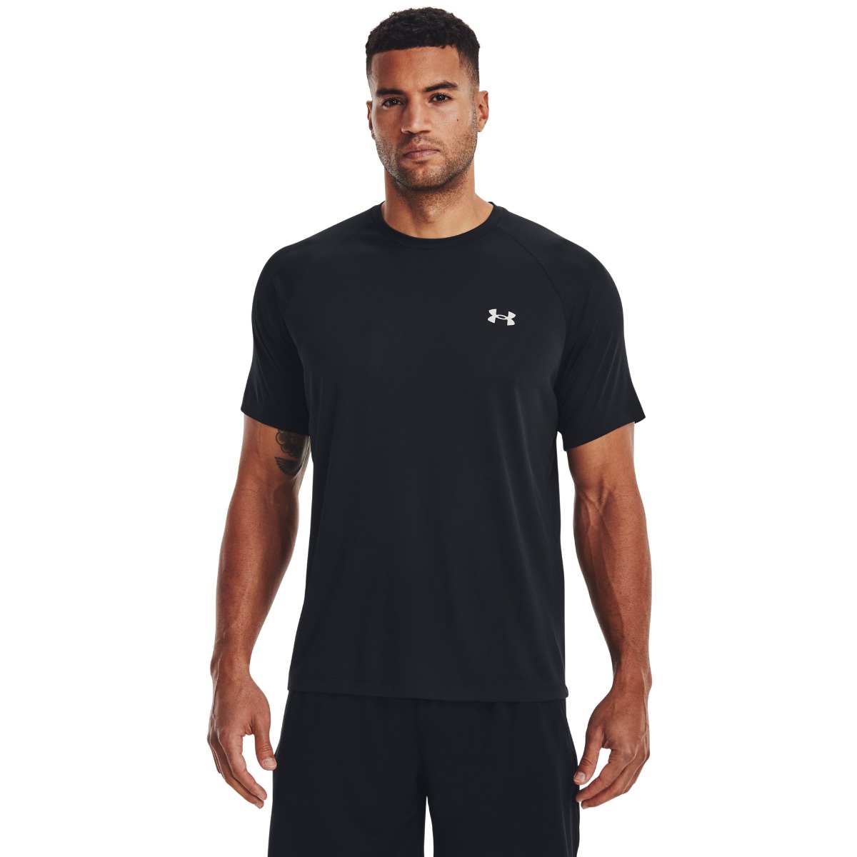 T-shirt Tech Reflective SS Black - Under Armour